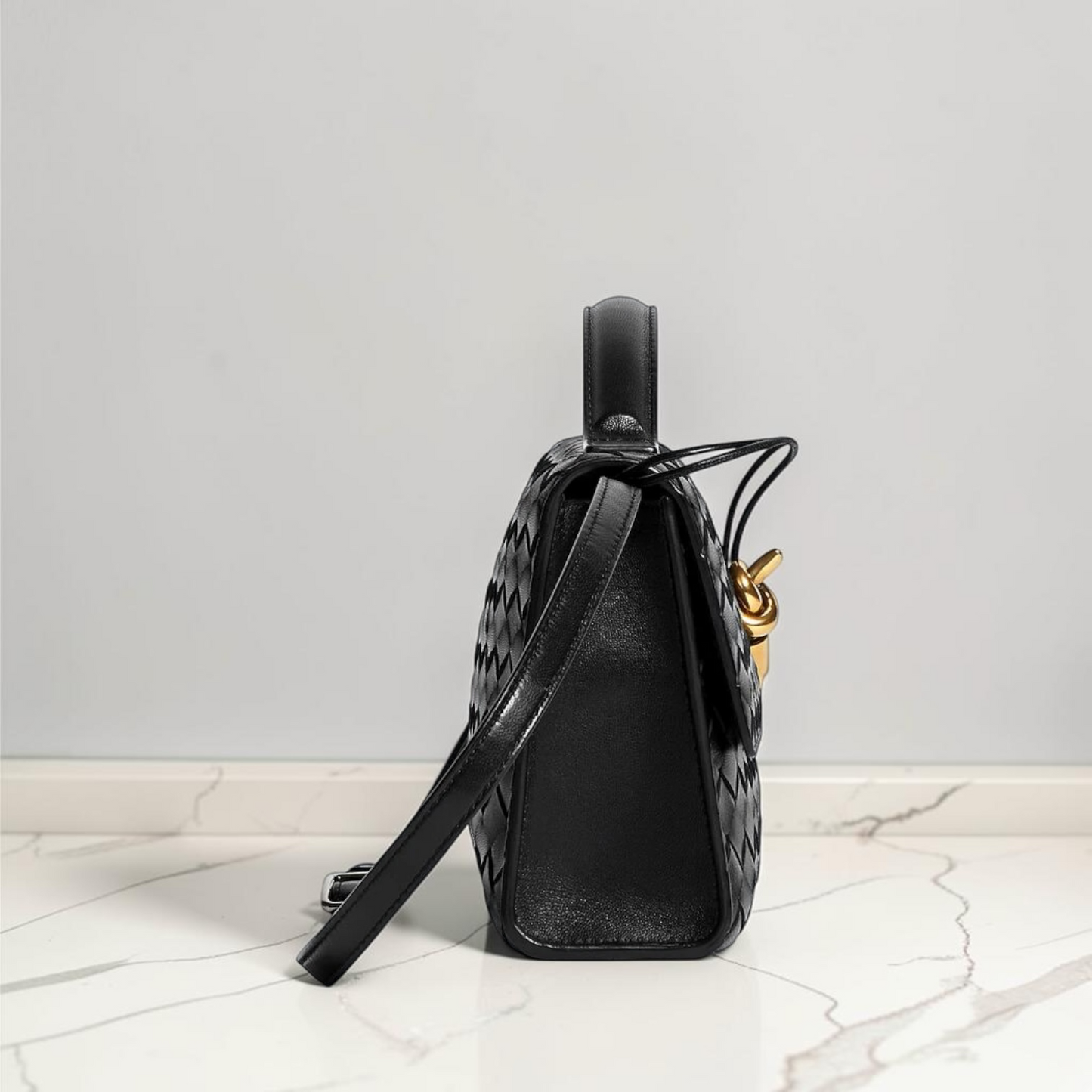 Bottega Veneta Andiamo Clutch 25 - Nero