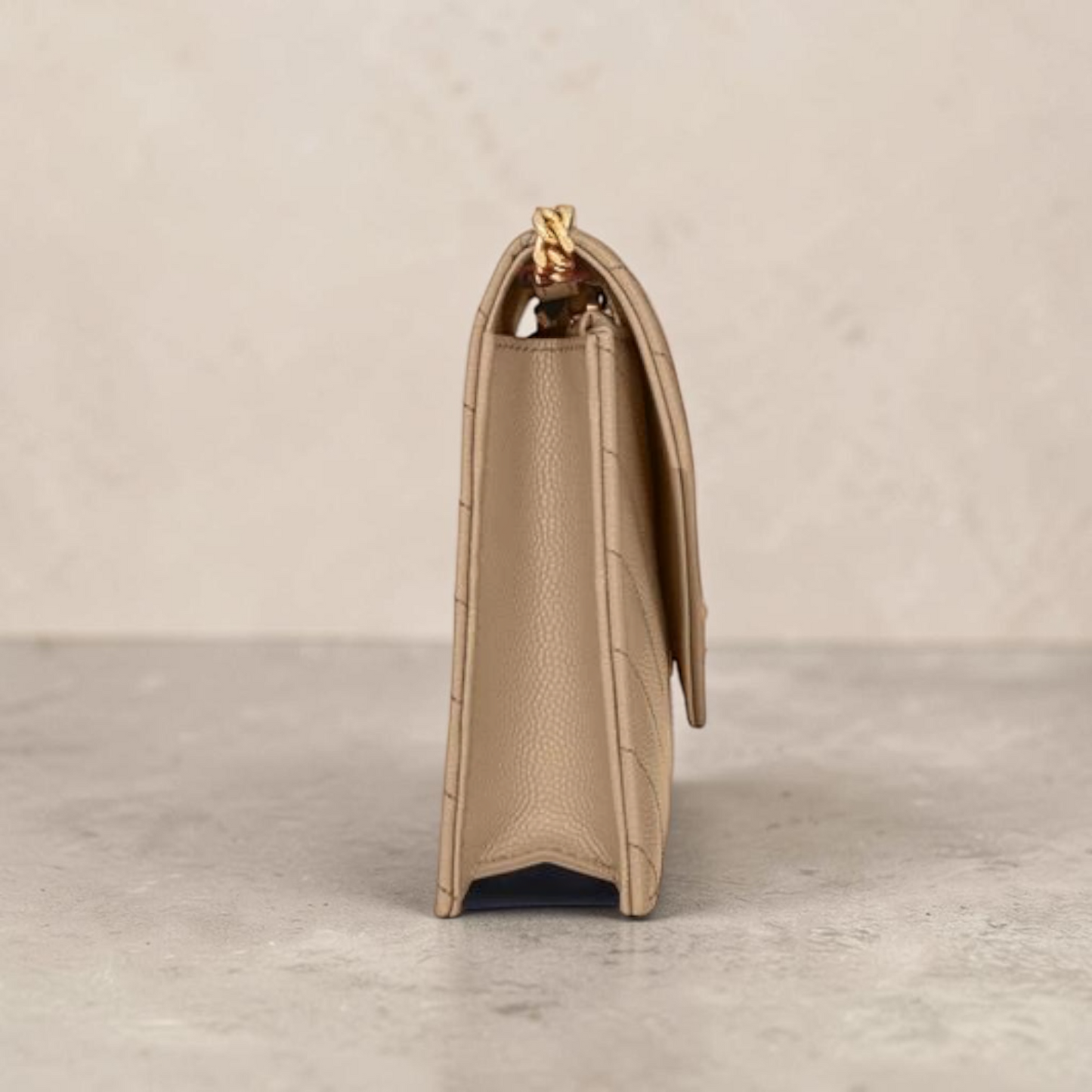 Saint Laurent Cassandre black clutch bag