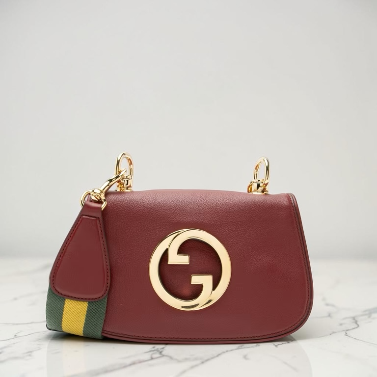 Gucci borsa a spalla bordeaux
