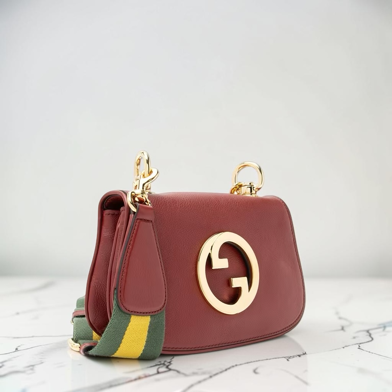 Gucci borsa a spalla bordeaux