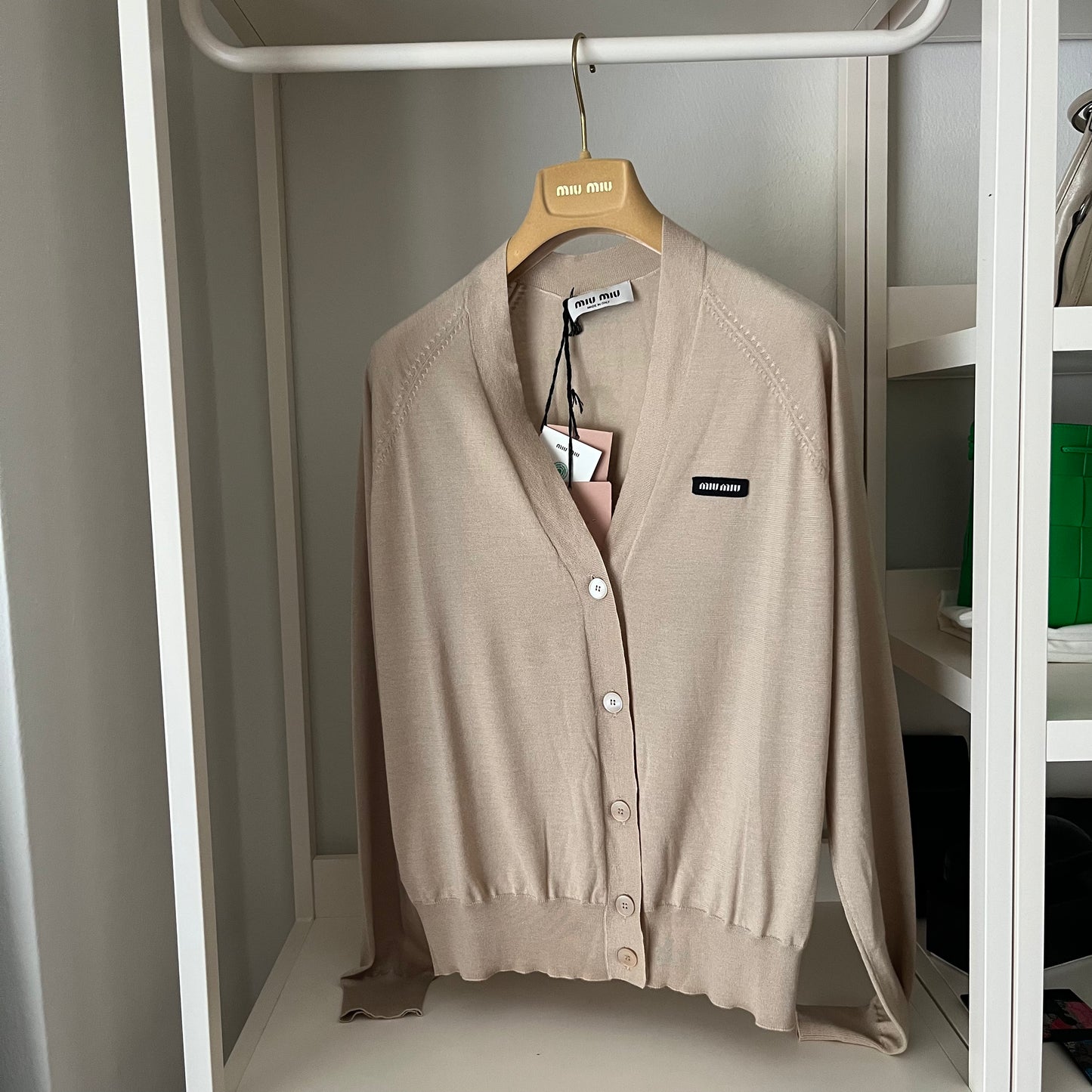 Miu Miu cardigan beige