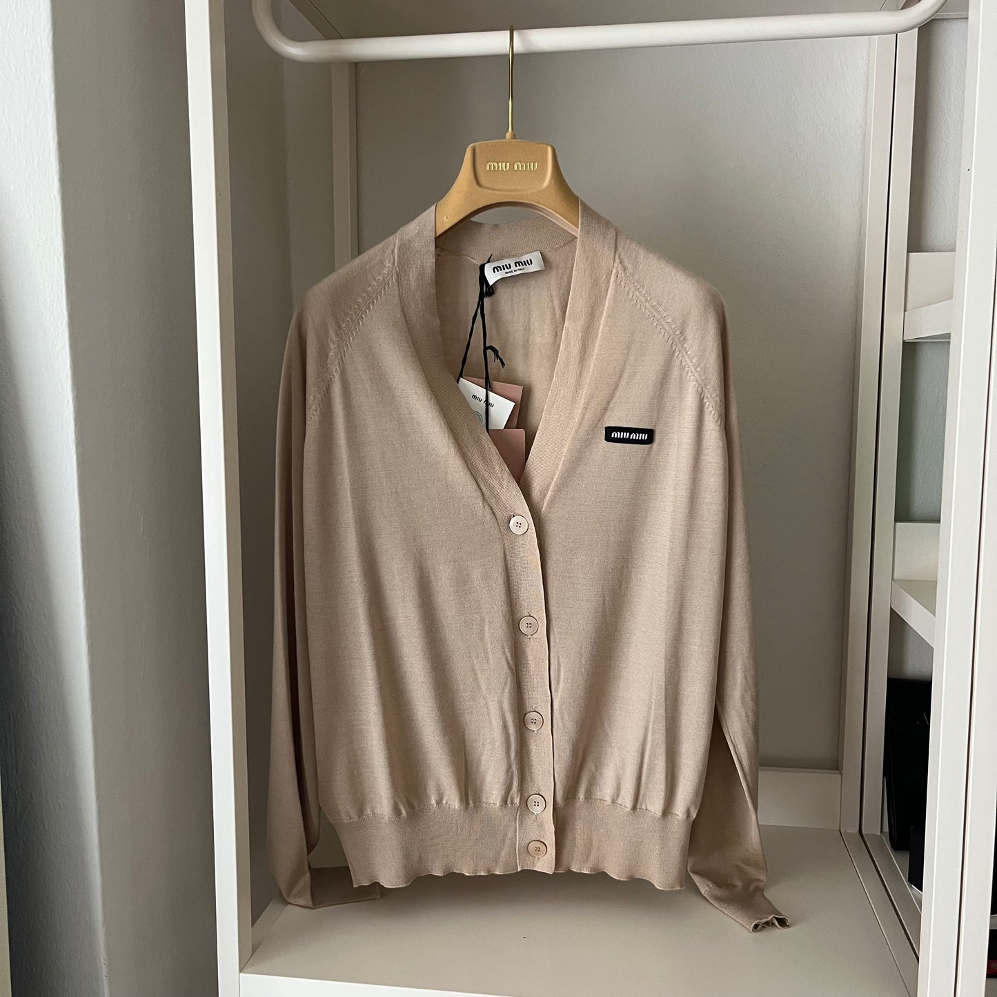 Miu Miu cardigan beige