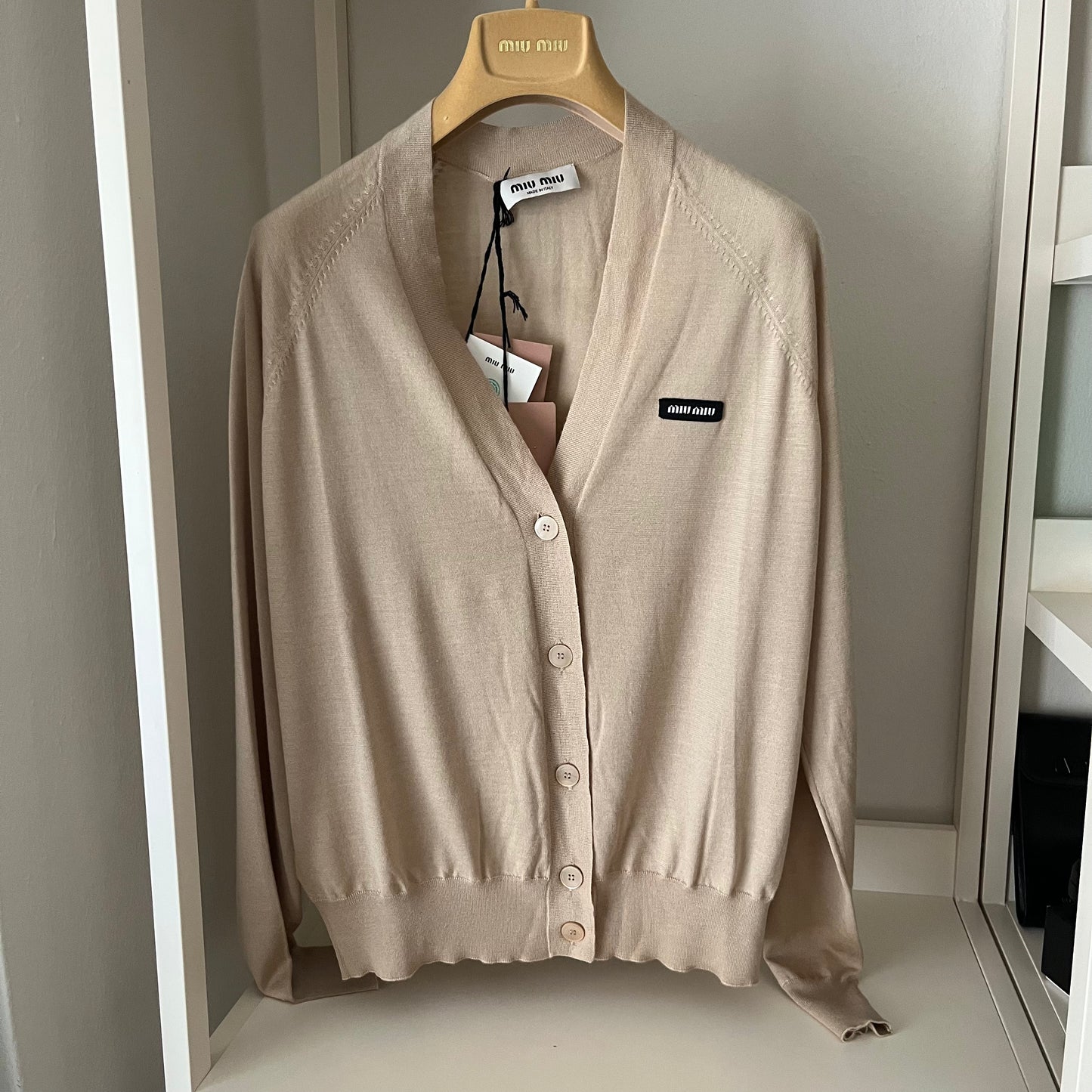 Miu Miu cardigan beige