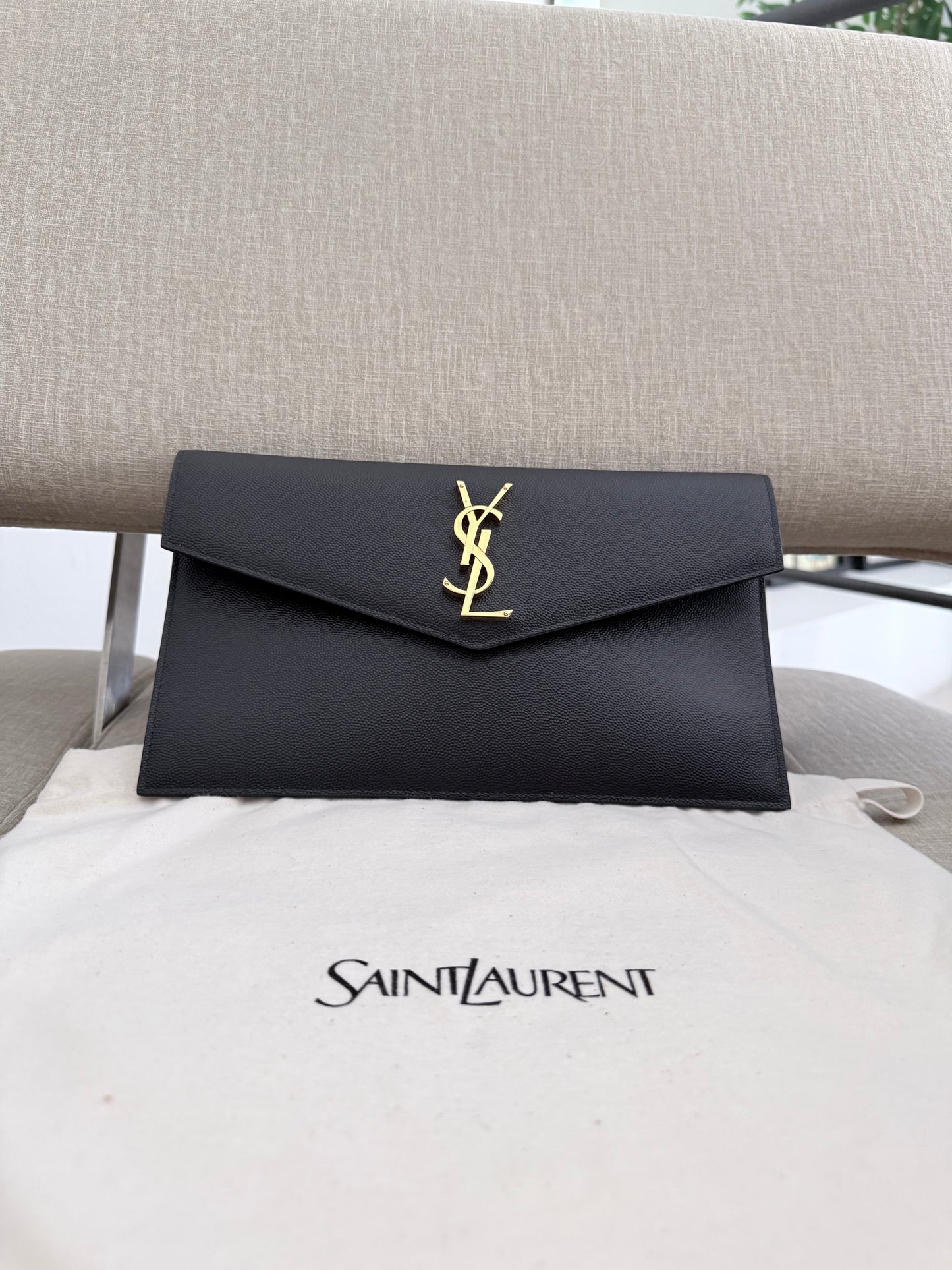 Saint Laurent Pochette Uptown Nera