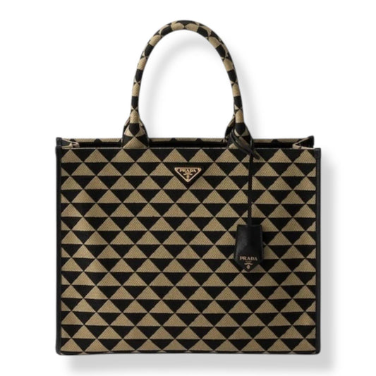 Prada Tote in Jacquard Fabric