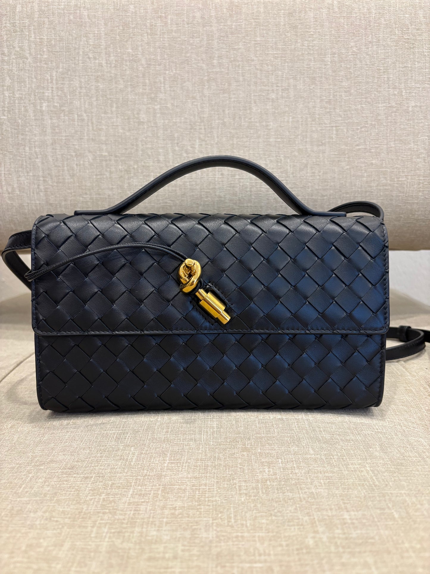 Bottega Veneta Andiamo Clutch 25 - Nero