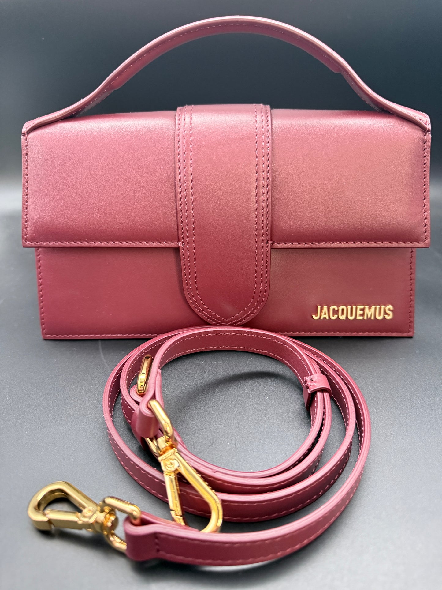 Jacquemus Le Grand Bambino - Black with Silver Logo