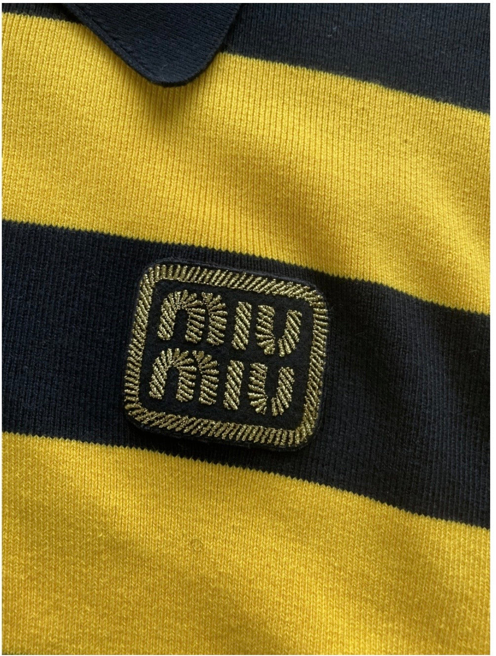 Miu Miu Pullover a Righe - Giallo e Nero