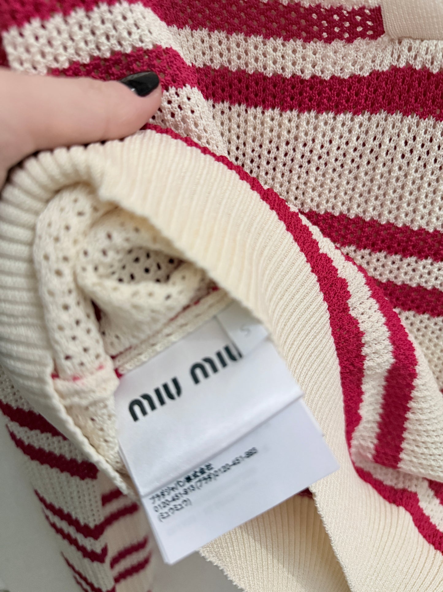 Miu Miu Polo a Maniche Lunghe