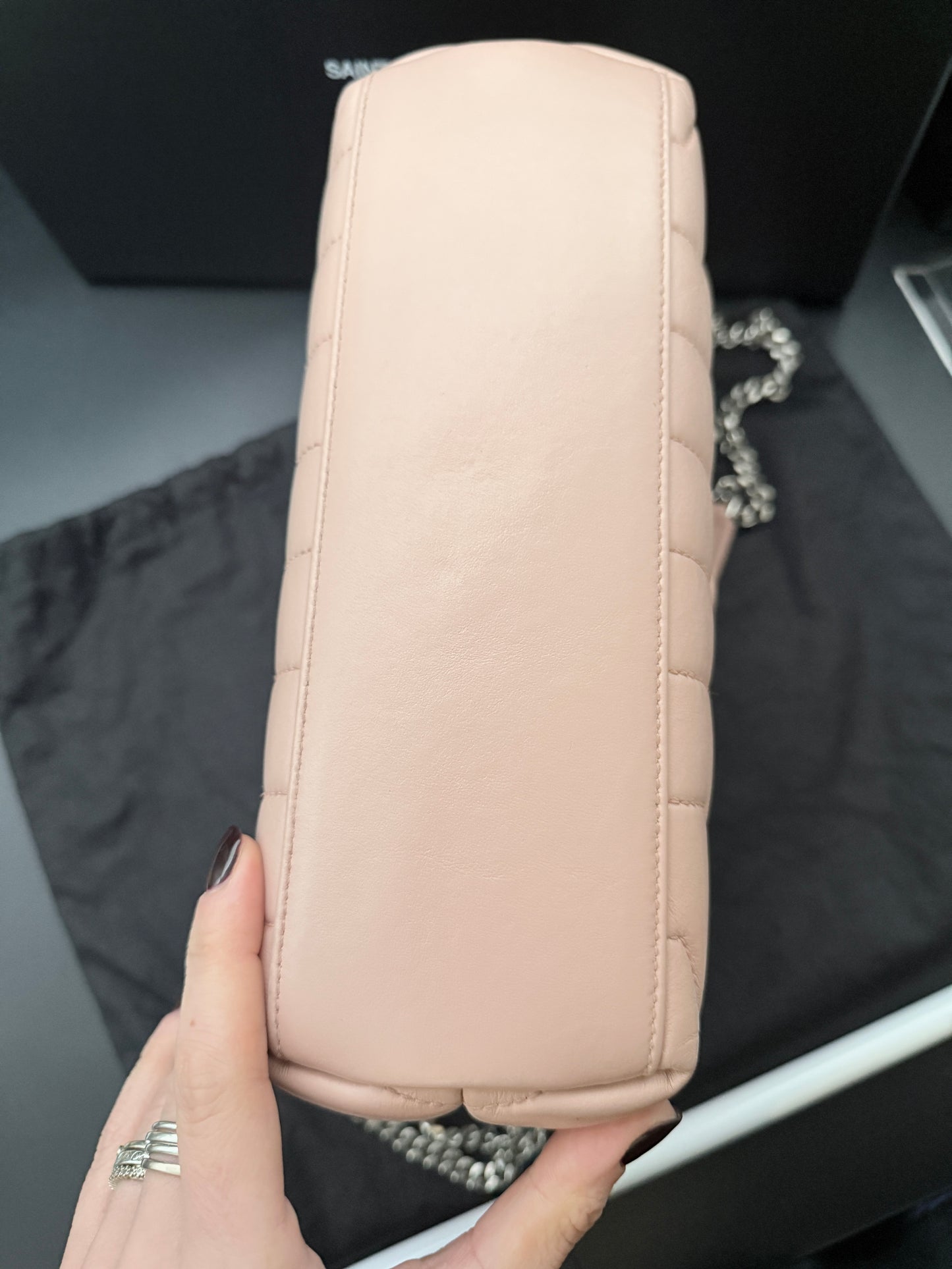 Saint Laurent Loulou Small – Rosa