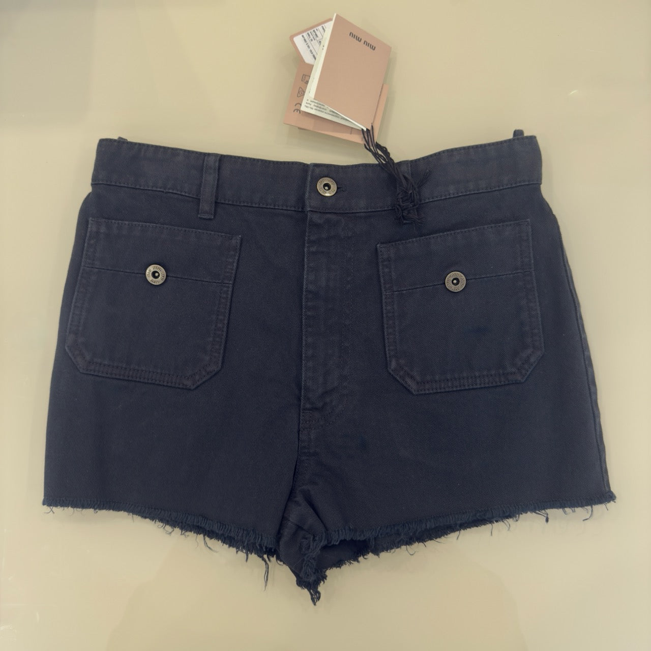 Miu Miu pantaloncini jeans