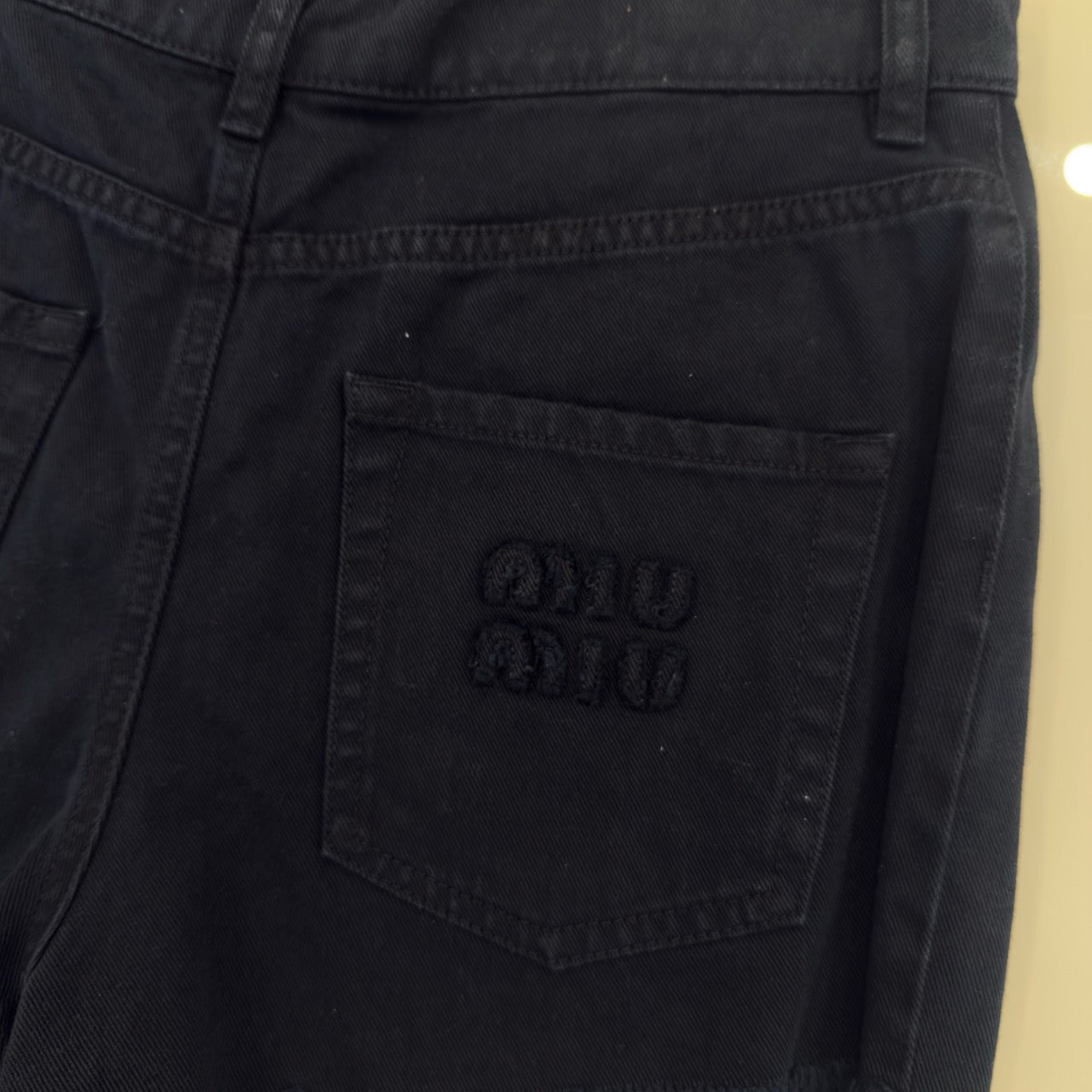 Miu Miu pantaloncini jeans