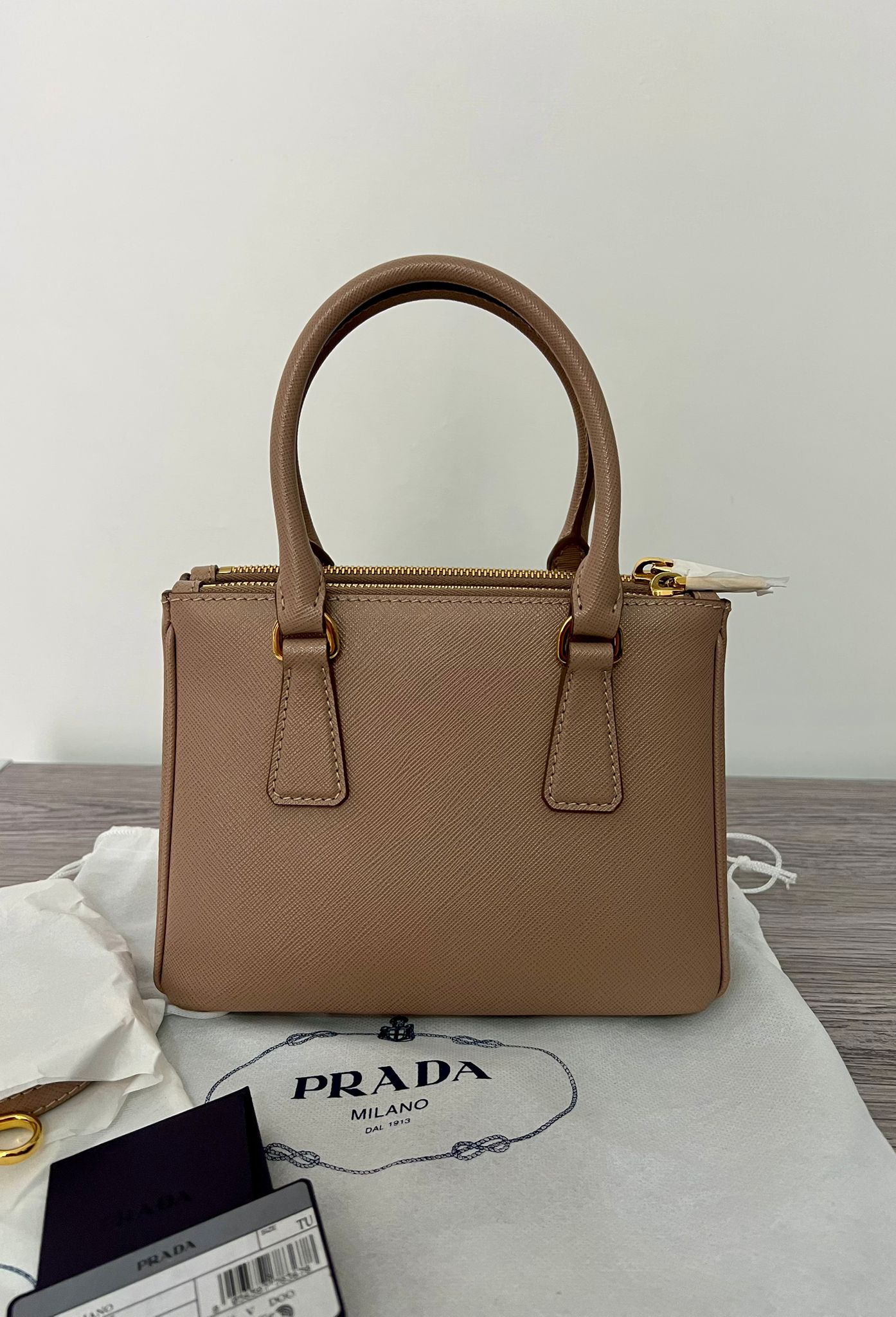 Prada Galleria Mini Saffiano Cipria