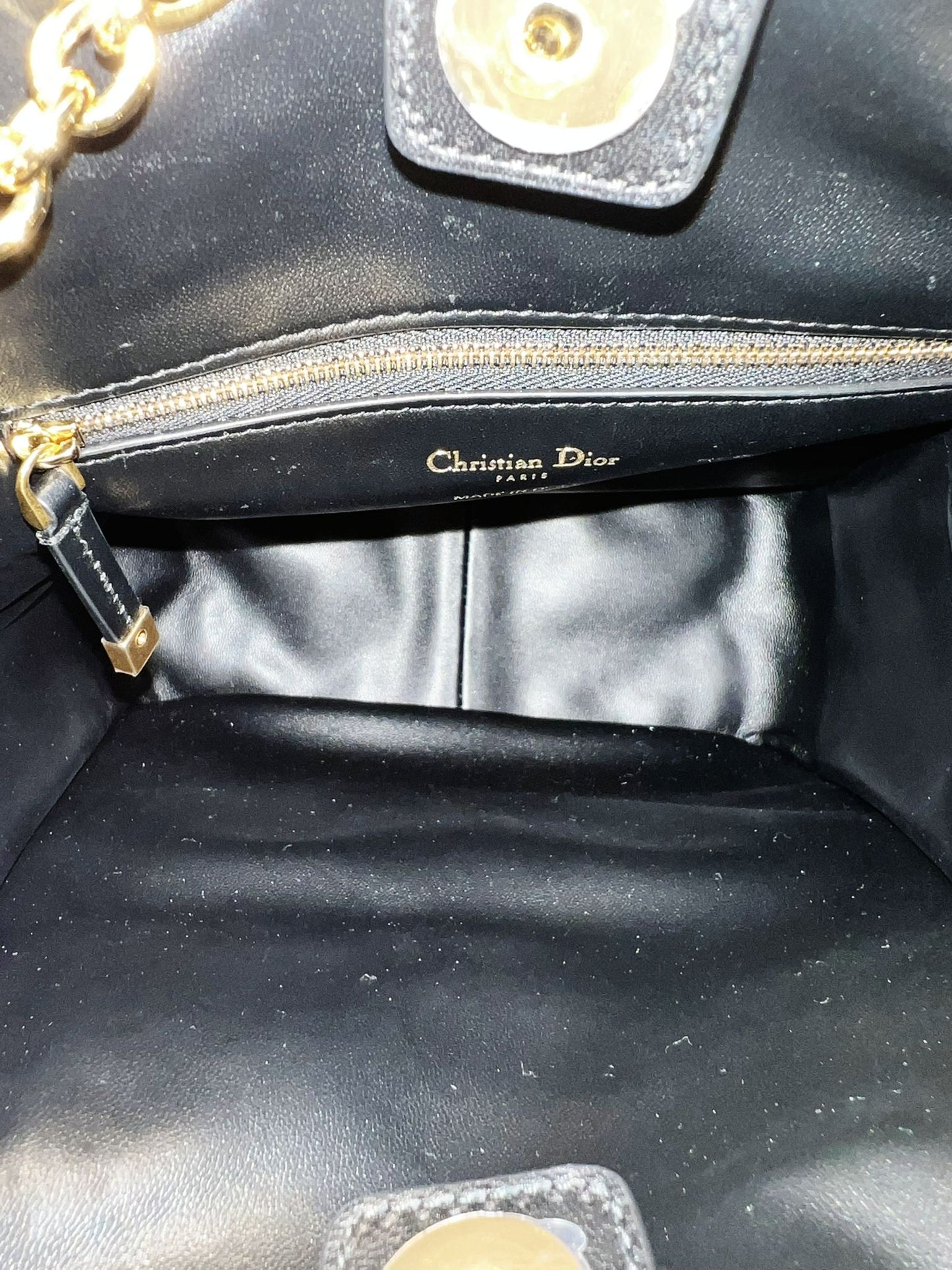 Dior Medium Caro Multicarry Backpack with Chain
