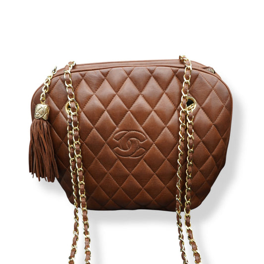 Chanel Jumbo Seltene 1990 Brown
