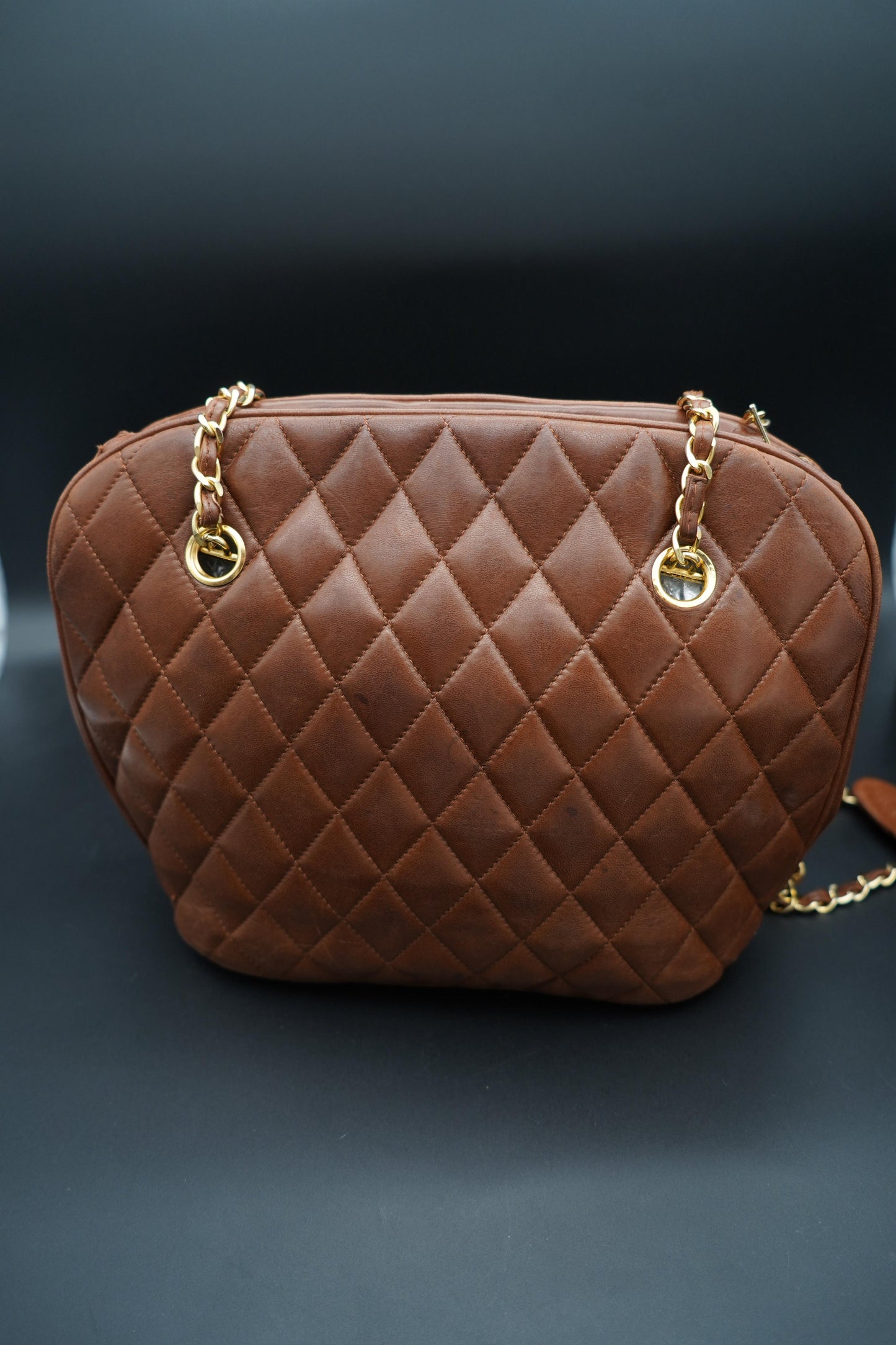 Chanel Jumbo Seltene 1990 Brown