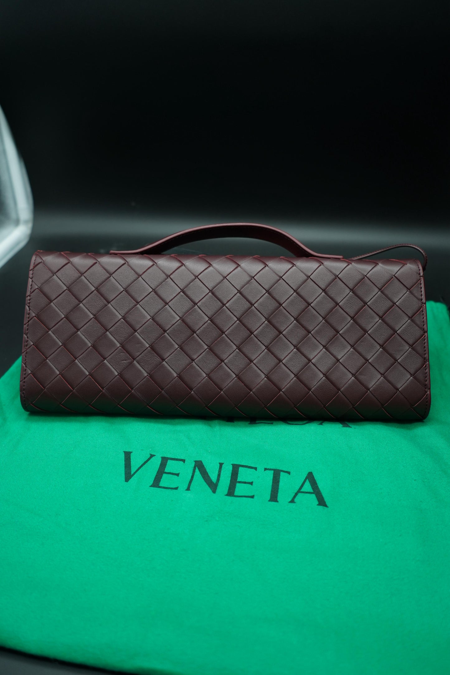 Bottega Veneta Clutch Andiamo Dark Barolo