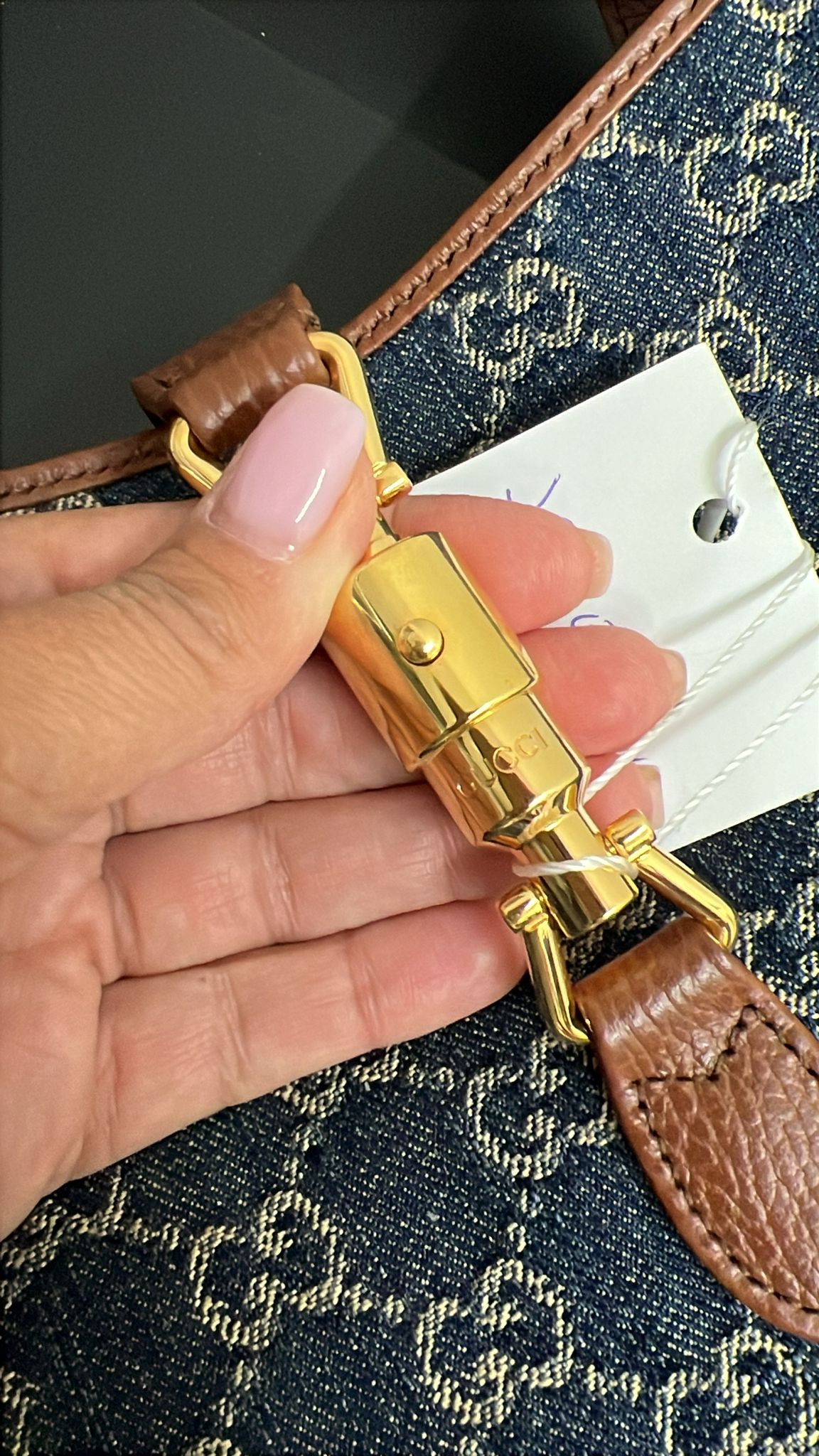 Gucci Jackie 1961 Borsa in Denim