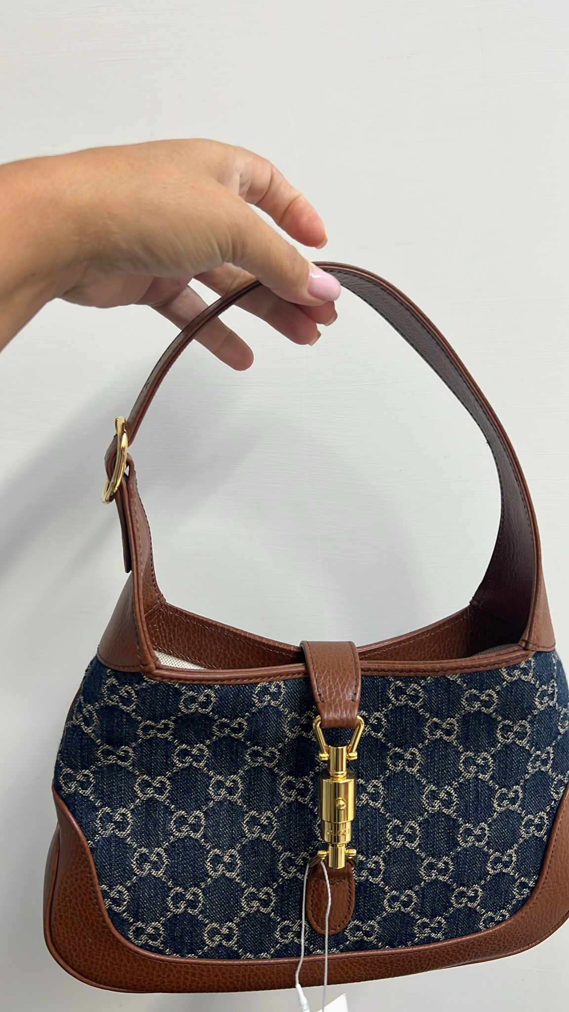 Gucci Jackie 1961 Borsa in Denim