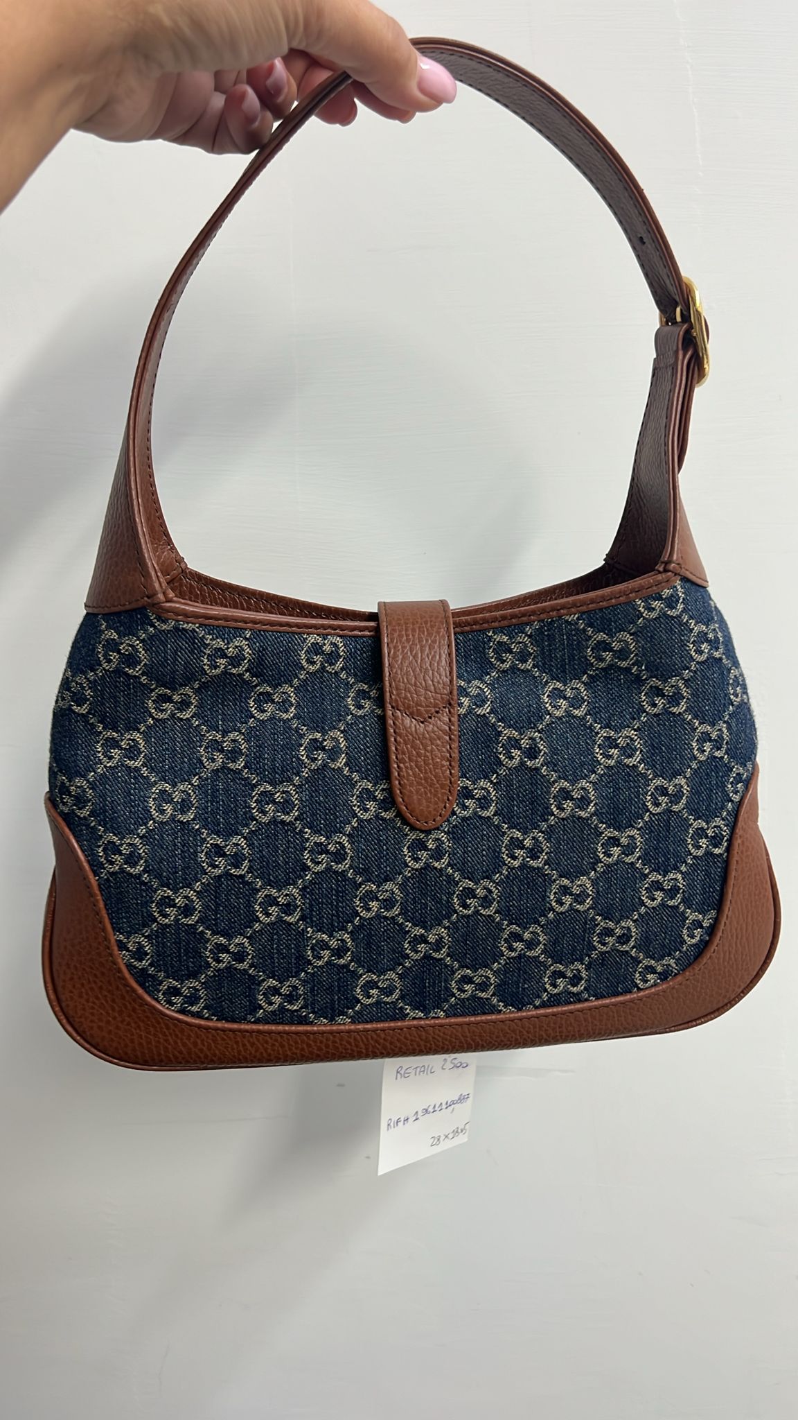 Gucci Jackie 1961 Borsa in Denim