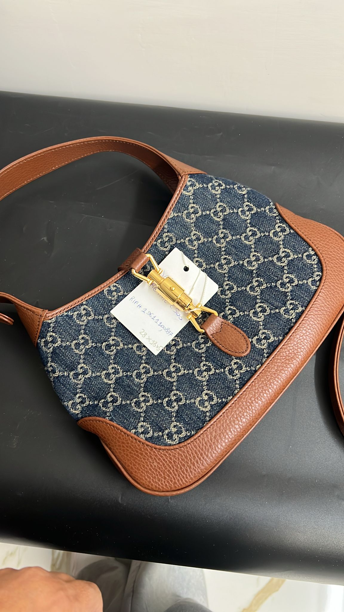 Gucci Jackie 1961 Borsa in Denim