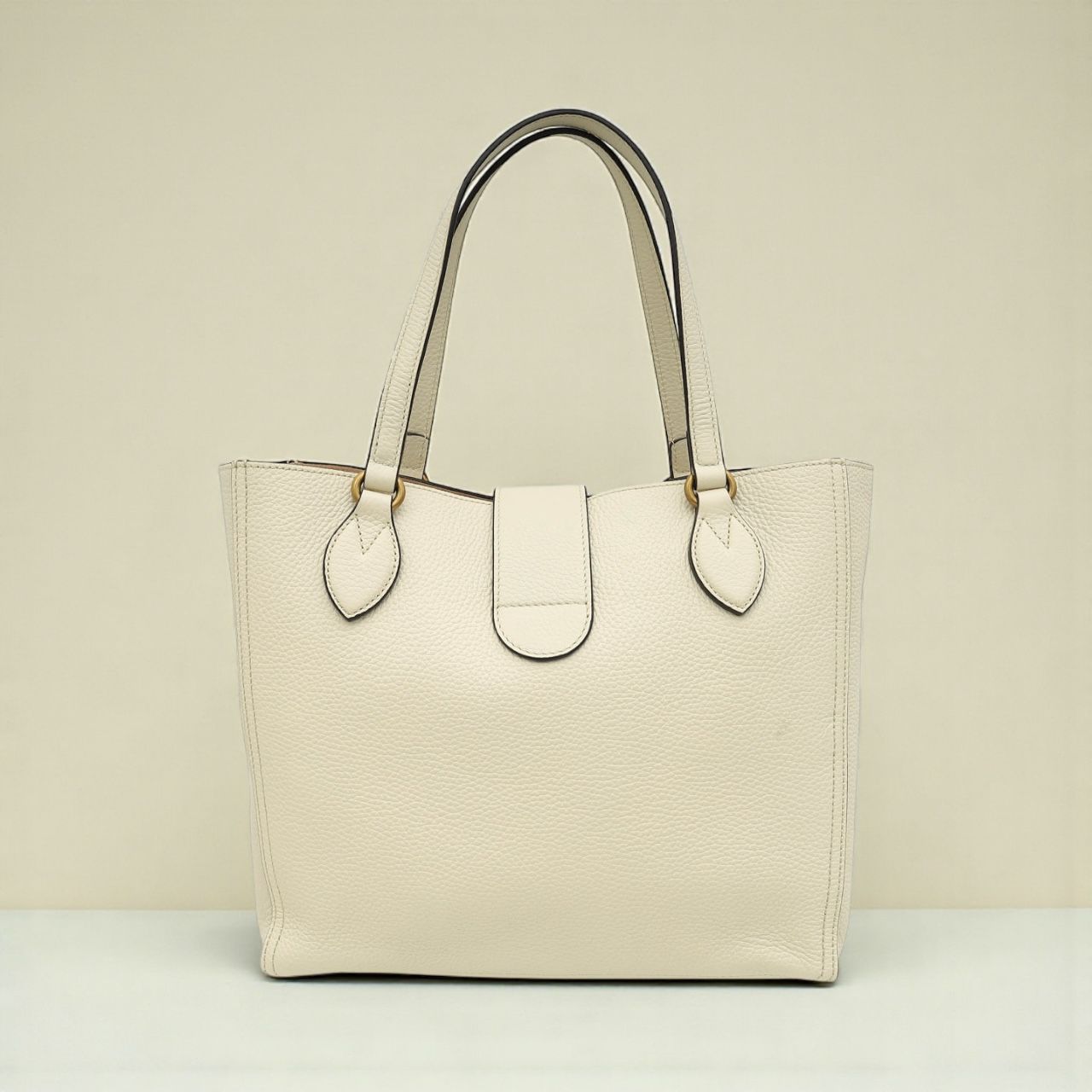 Gucci Ivory GG Dahlia Tote Bag