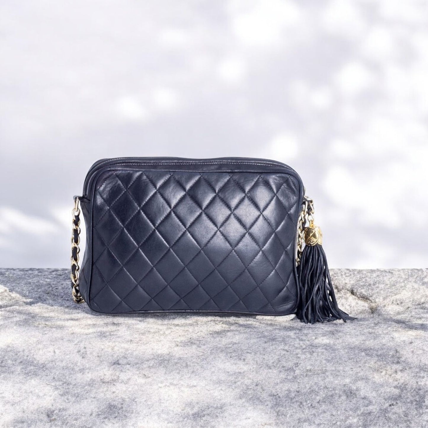 Chanel Vintage in Pelle Trapuntata con Nappa