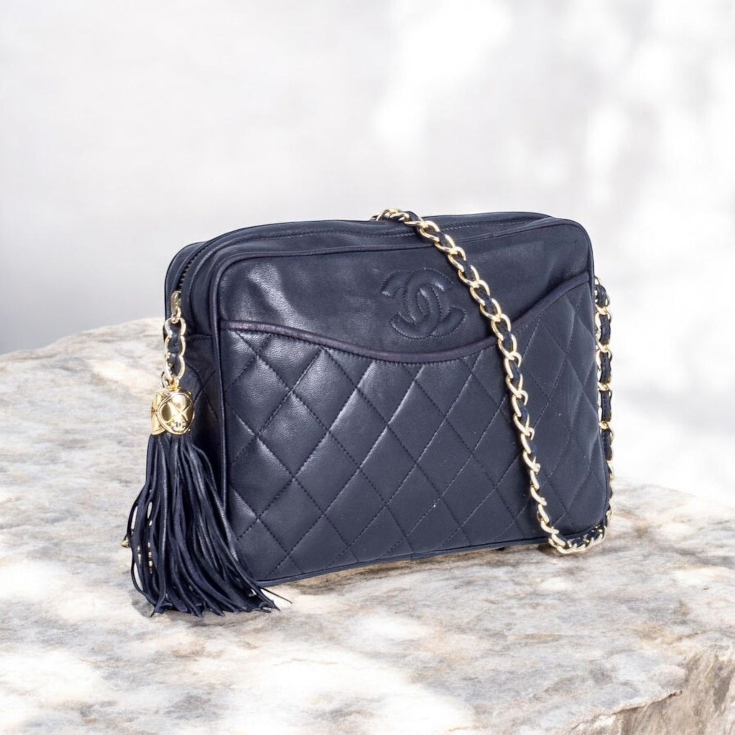 Chanel Vintage in Pelle Trapuntata con Nappa