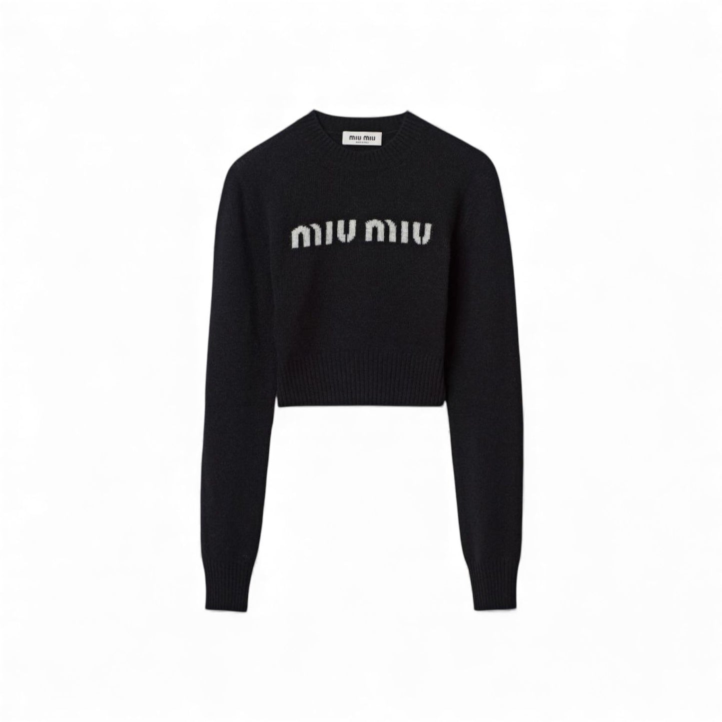Miu Miu Maglione in Lana e Cashmere Nero