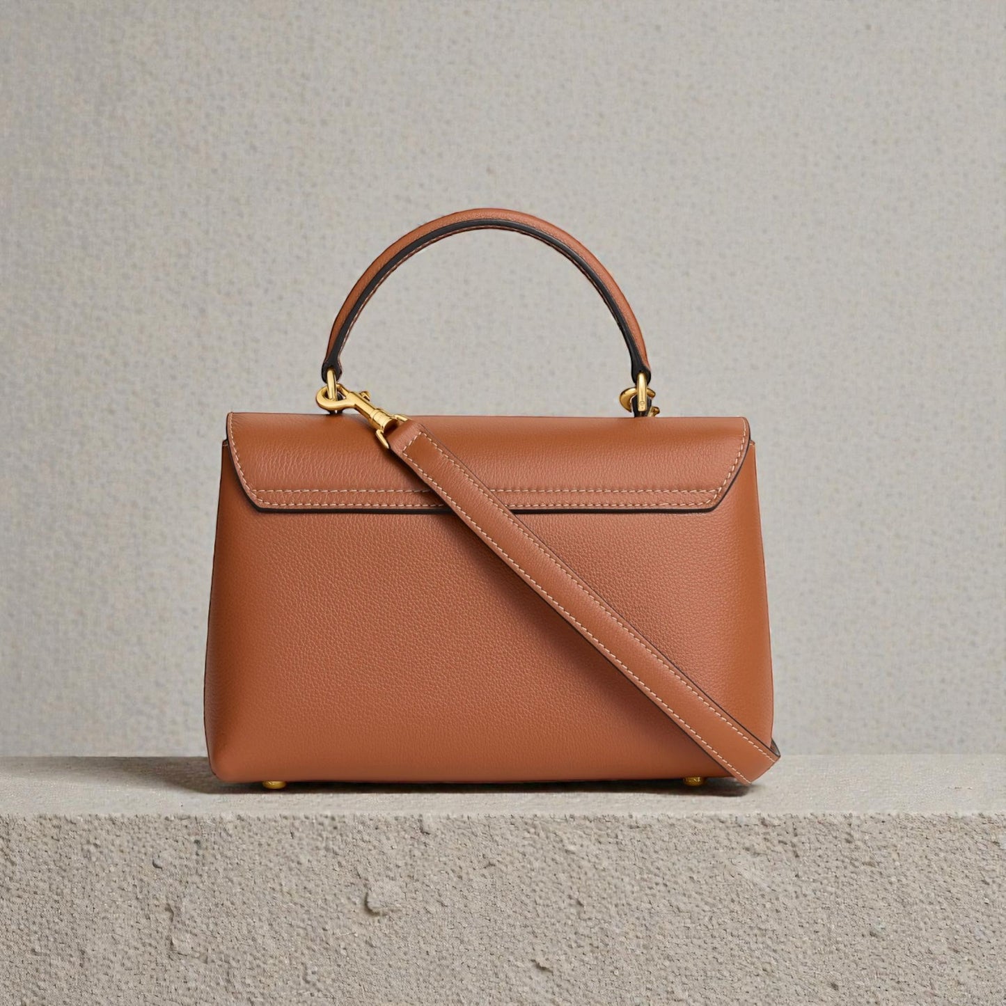 Celine Teen Nino Bag in pelle di vitello granata