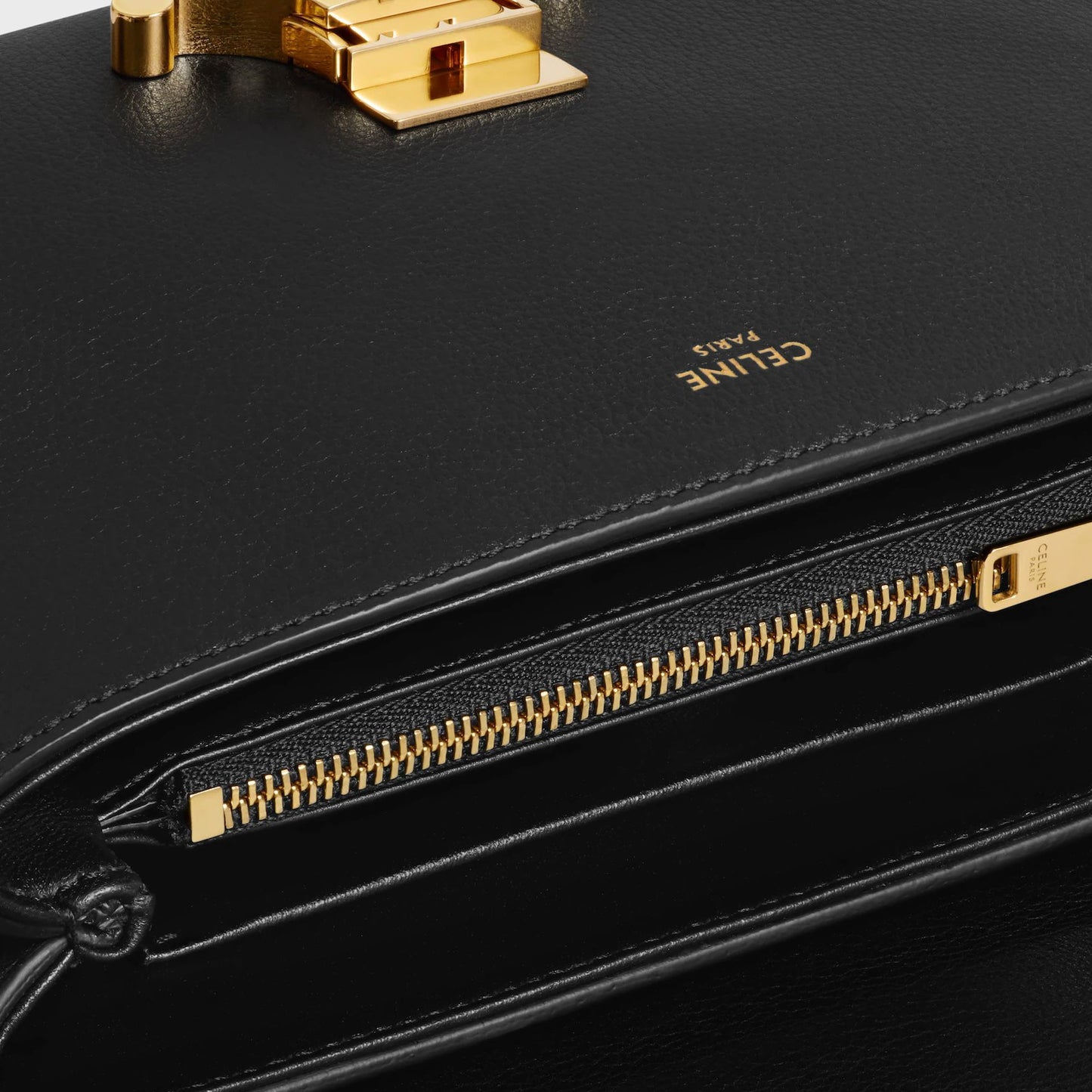 Celine Teen Nino Bag in pelle di vitello granata