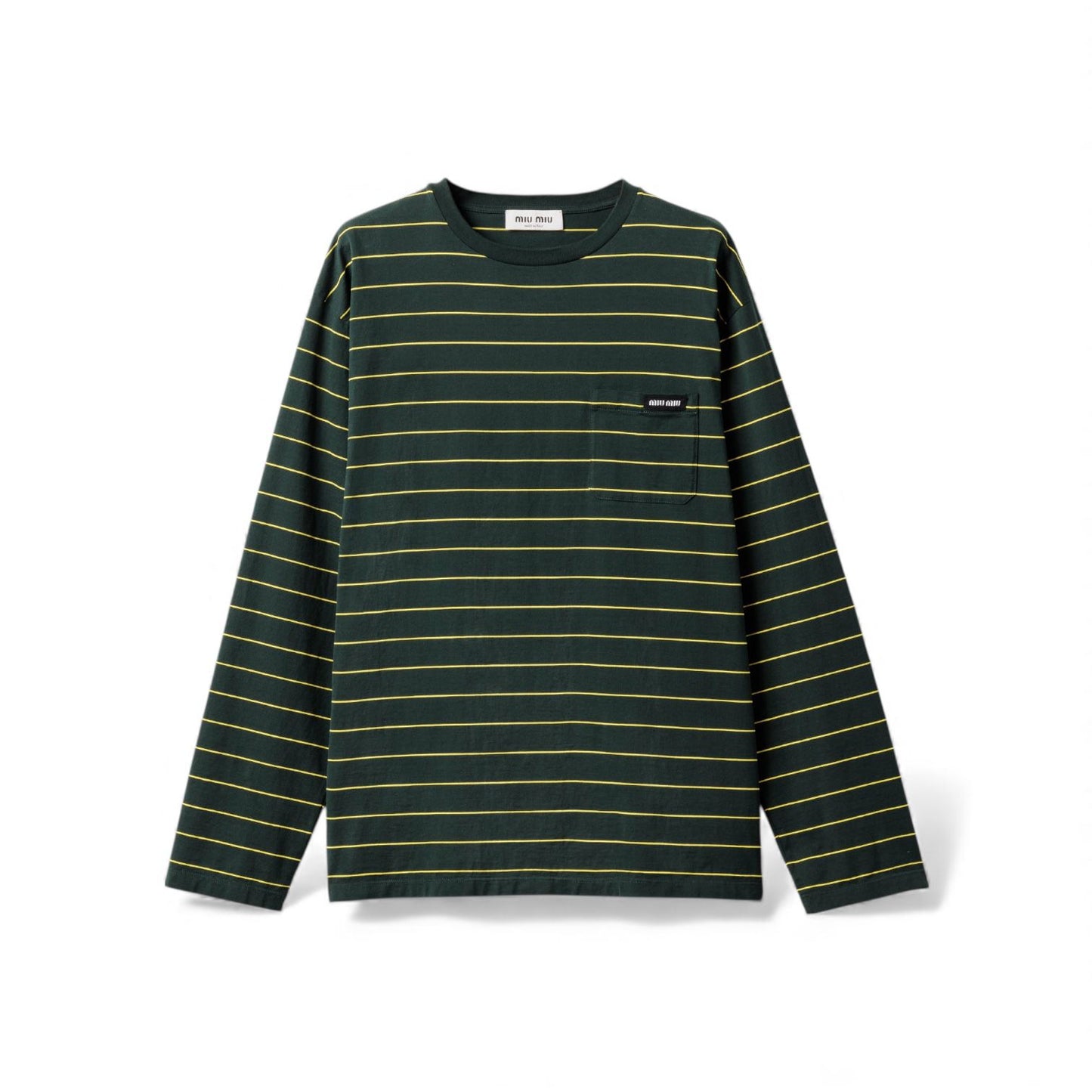 Miu Miu shirt Verde a maniche lunghe