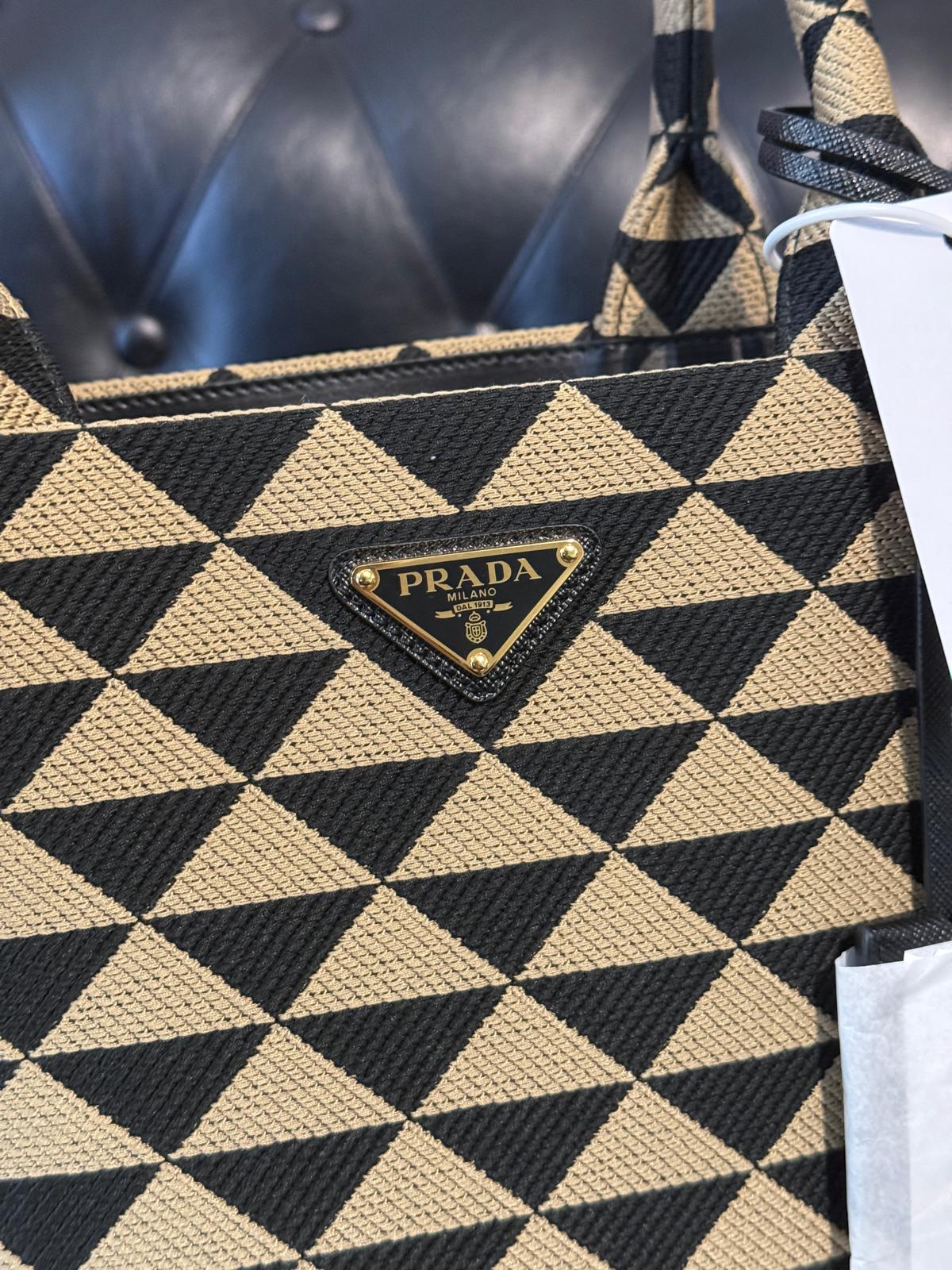 Prada Tote in tessuto Jacquard