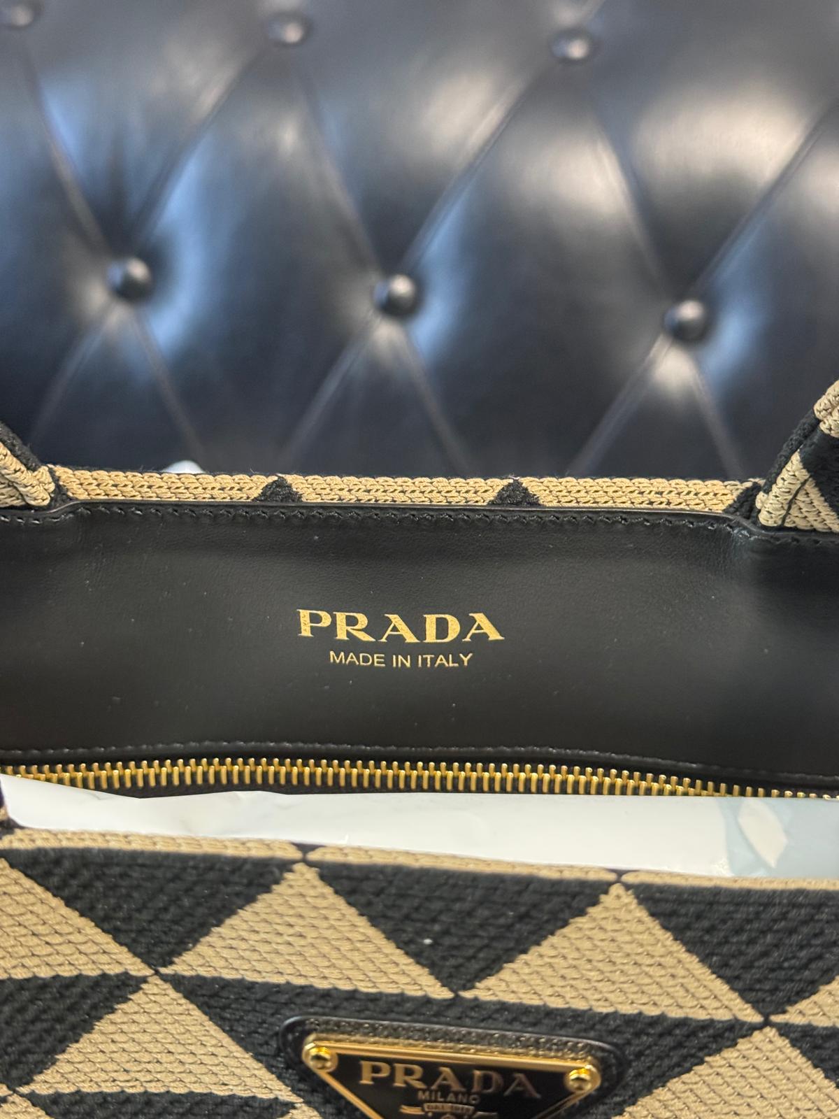 Prada Tote in tessuto Jacquard