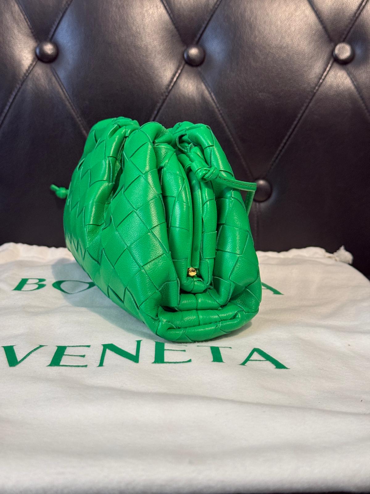 Bottega Veneta Mini Pouch Intrecciata – Verde