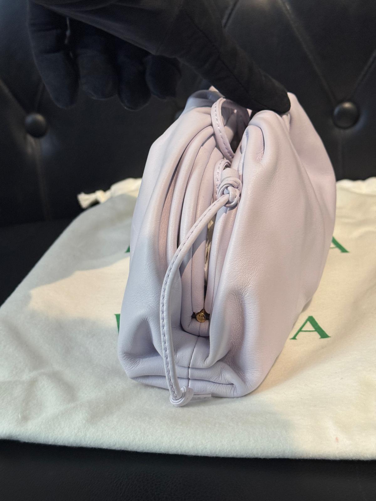 Bottega Veneta Mini Pouch Smooth Lilac