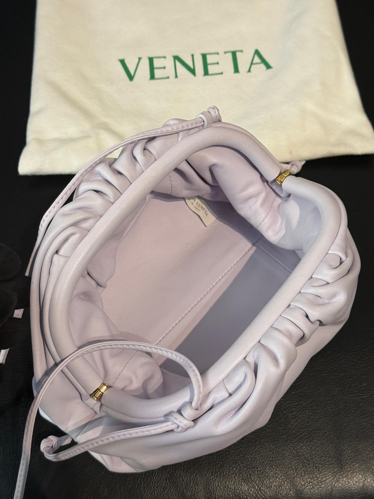 Bottega Veneta Mini Pouch Smooth Lilac