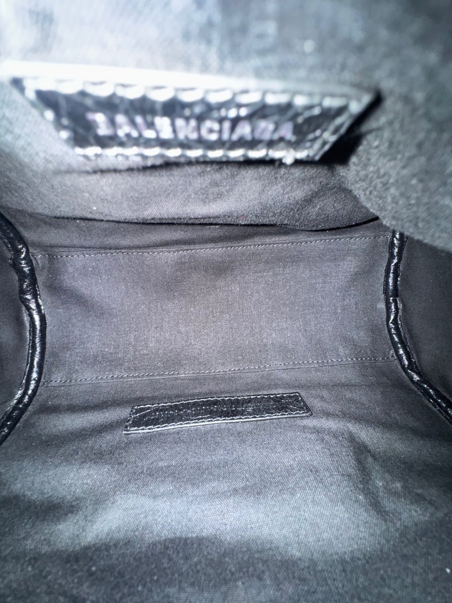 Balenciaga Le Cagole Cylinder Bag Black