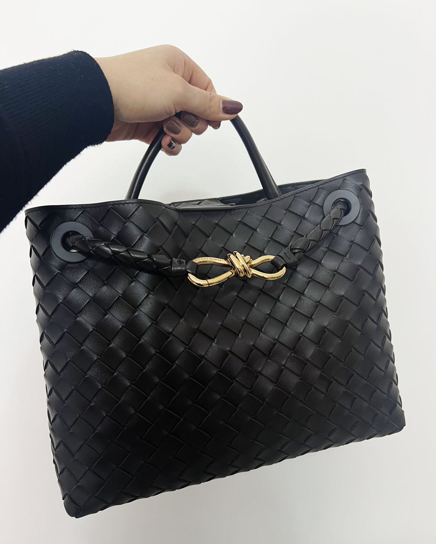 Bottega Veneta Andiamo Media – Nero