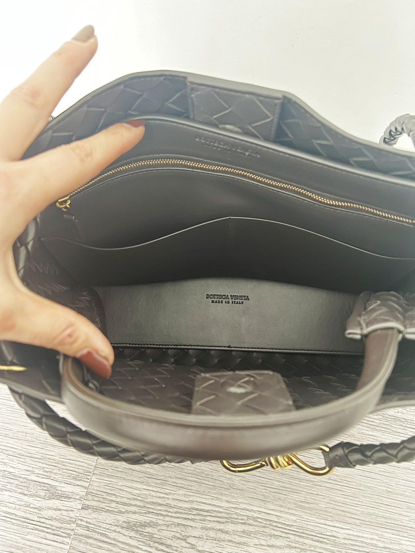 Bottega Veneta Andiamo Media – Nero