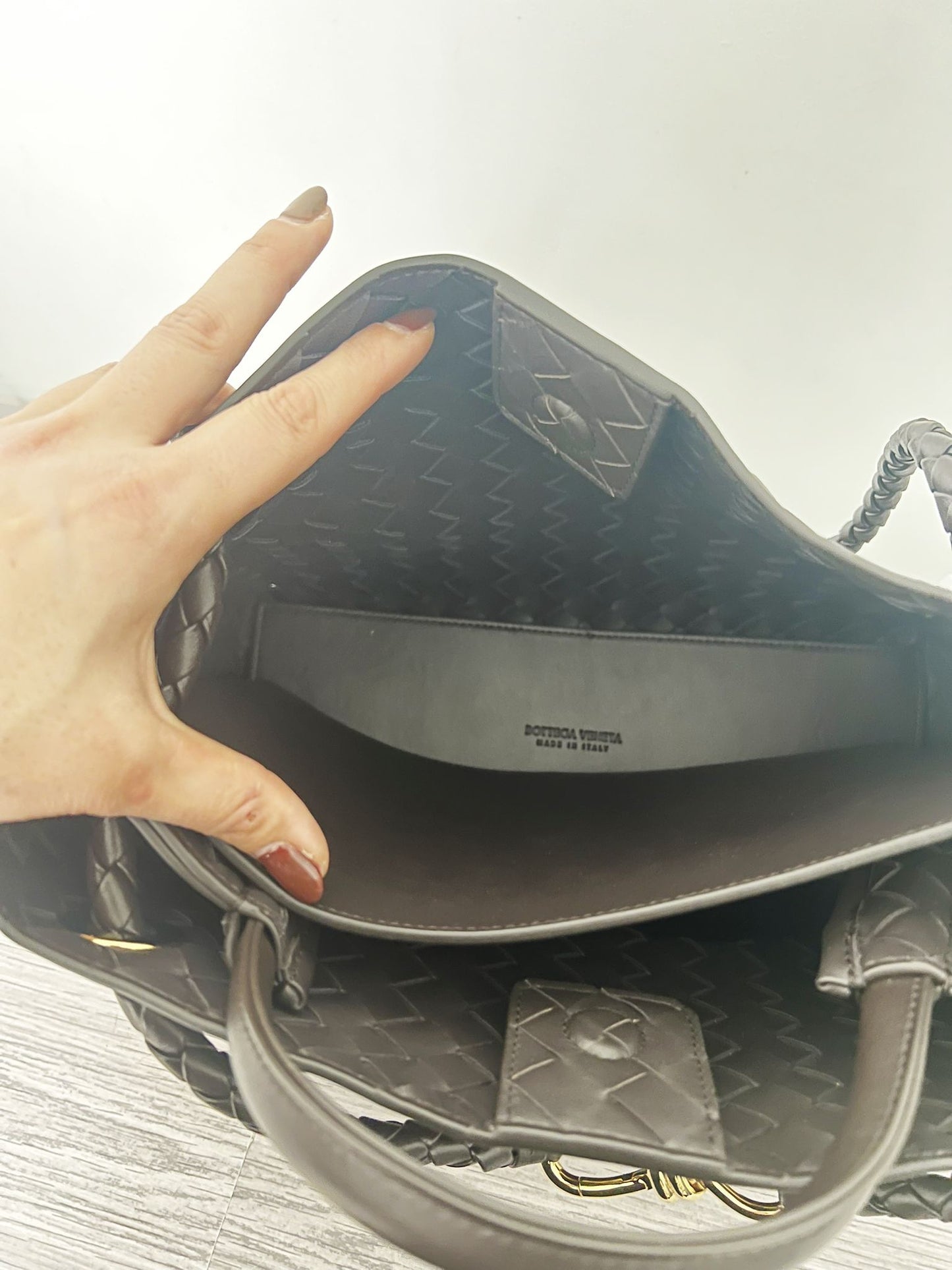 Bottega Veneta Andiamo Media – Nero