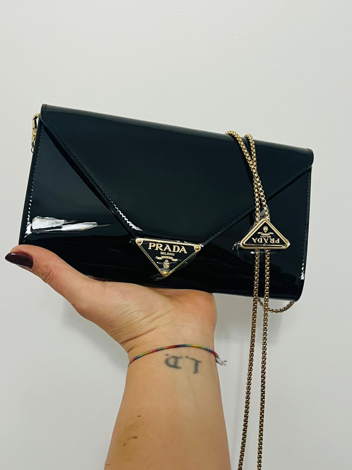Prada Borsa in Vernice Nera