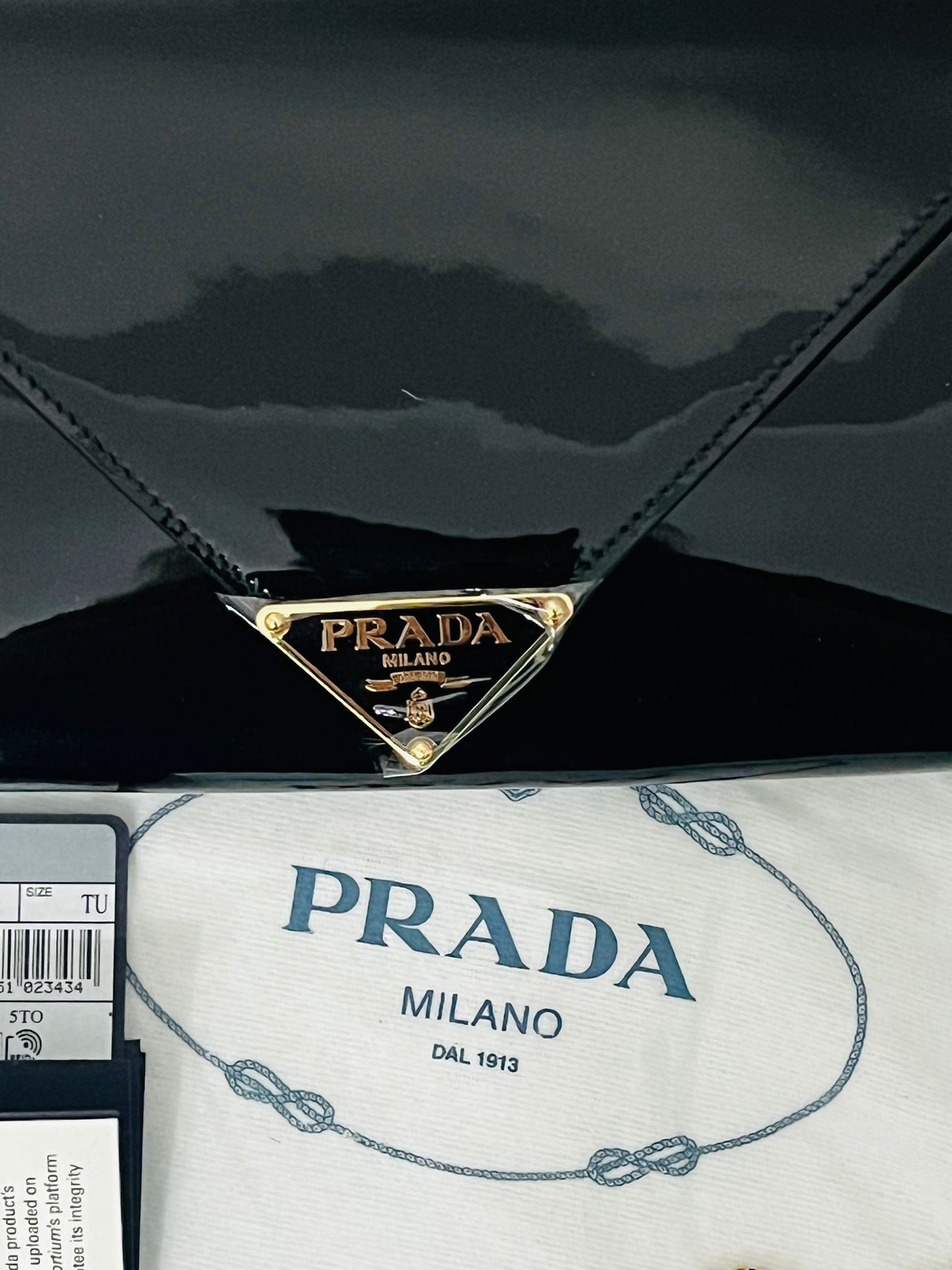 Prada Borsa in Vernice Nera