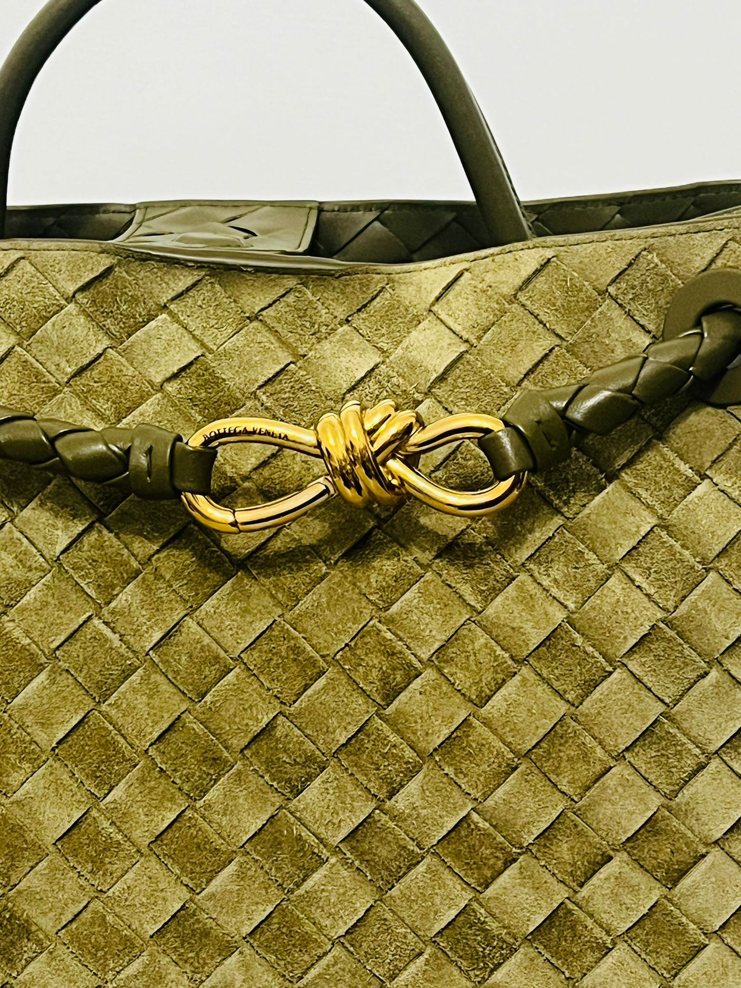 Bottega Veneta Borsa Andiamo Media – Mud