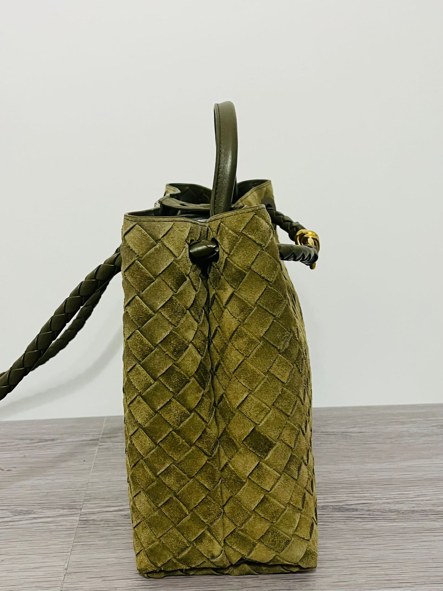 Bottega Veneta Borsa Andiamo Media – Mud