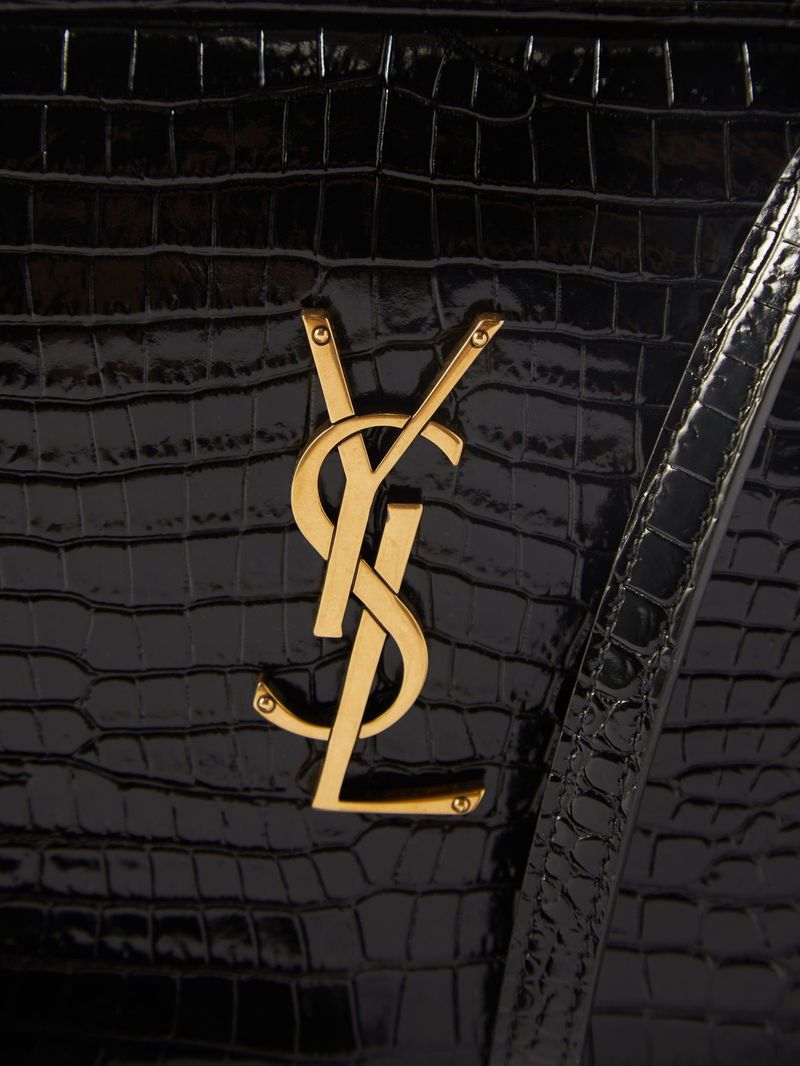 Saint Laurent Camera Bag in Vernice nera