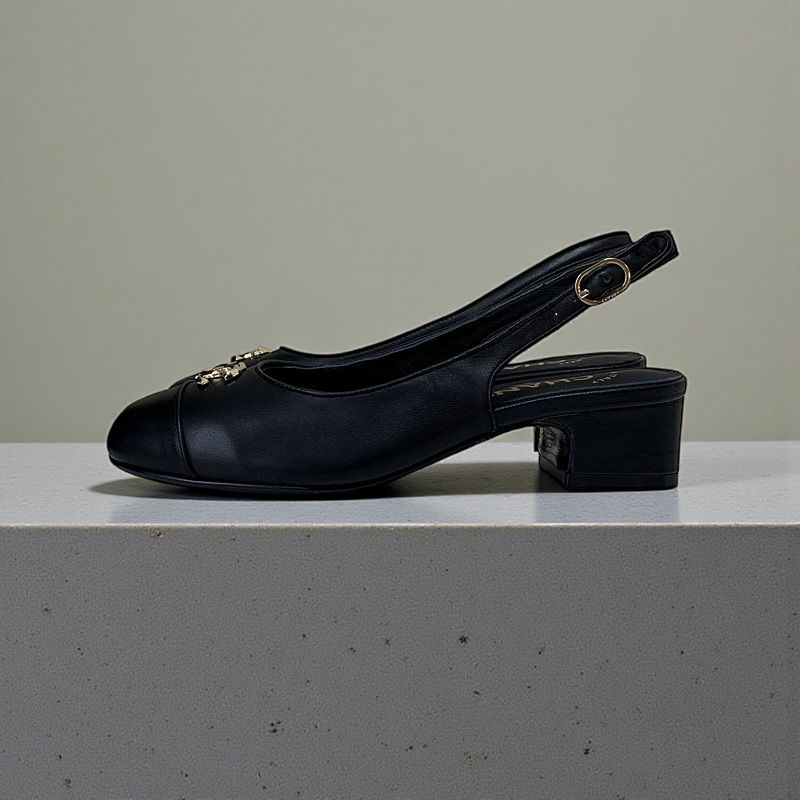 Chanel ballerine nere