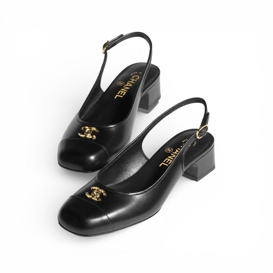 Chanel ballerine nere