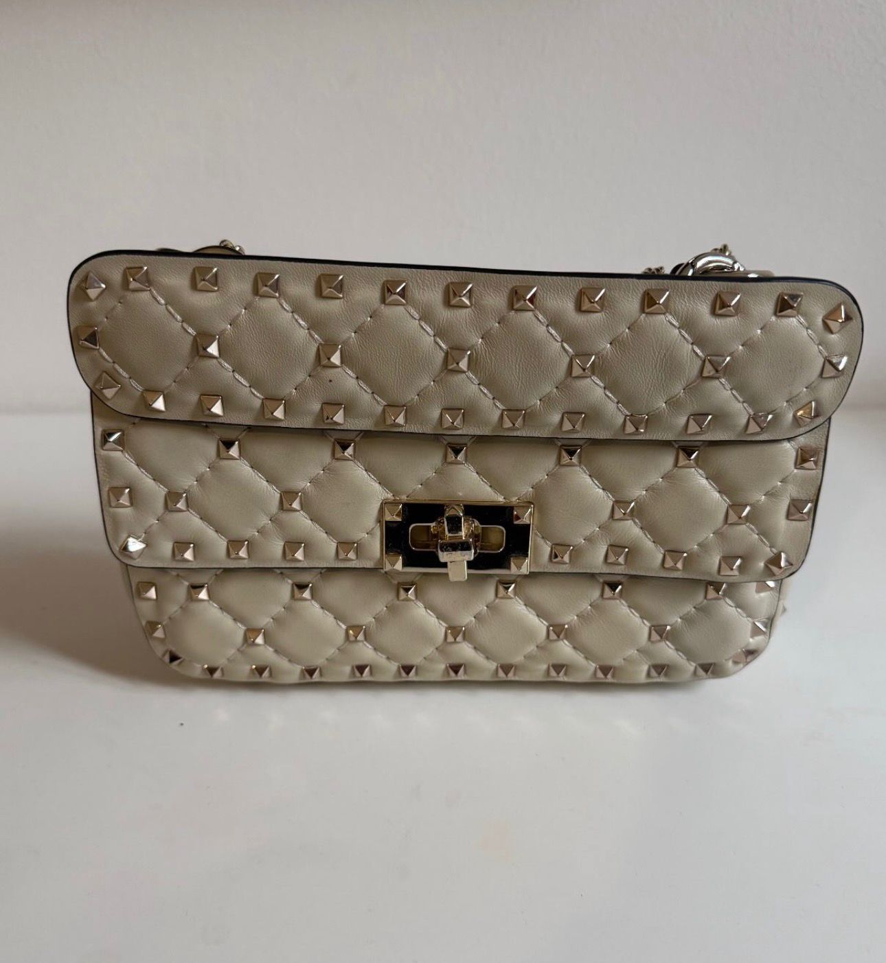 Valentino Garavani Spike in Pelle Trapuntata