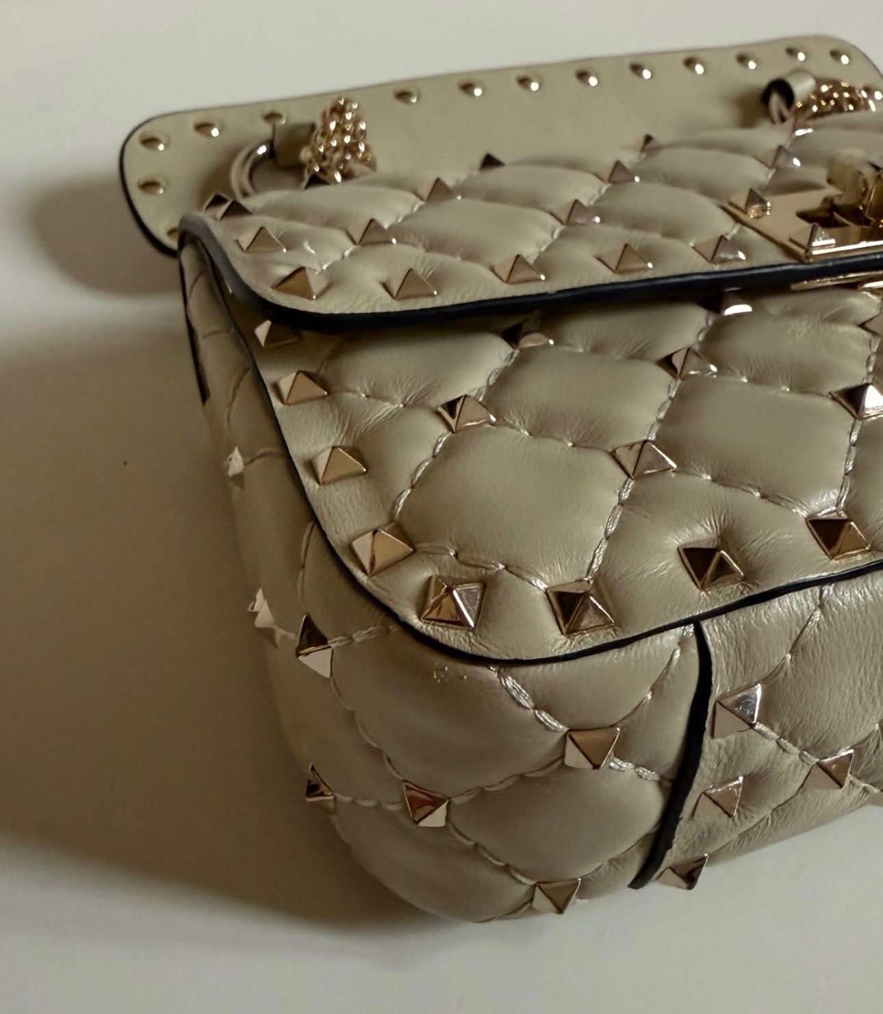 Valentino Garavani Spike in Pelle Trapuntata